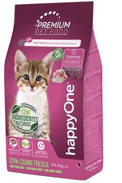 Imagem de happyOne PREMIUM | Gatinho Carne Fresca 1,5 kg