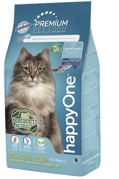 Imagem de happyOne PREMIUM | Gato Light & Senior Carne Fresca 1,5 kg