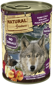 Imagem de NATURAL GREATNESS | Rabbit & Duck with Apple, Peach & Chamomile 400 g