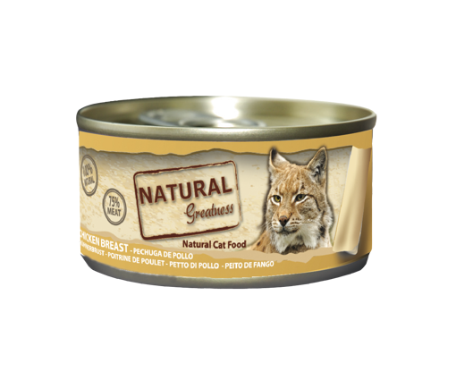 Imagem de NATURAL GREATNESS | Wetfood Cat Chicken Breast 70 g