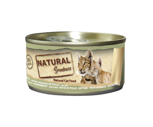 Imagem de NATURAL GREATNESS | Wetfood Cat Chicken Breast - Cat & Kitten 70 g