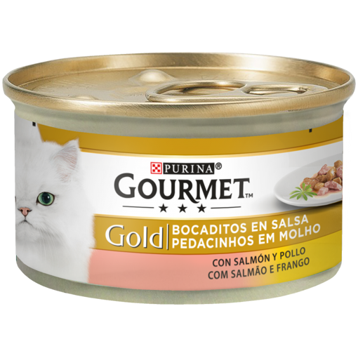 Imagem de GOURMET GOLD | Pedacinhos em Molho Salmão e Frango