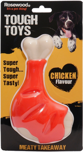 Tough Toys Meaty Chicken Takeaway Leg