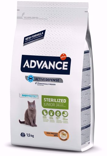 Imagem de ADVANCE Cat | Junior Sterilised Chicken & Rice 1,5 kg