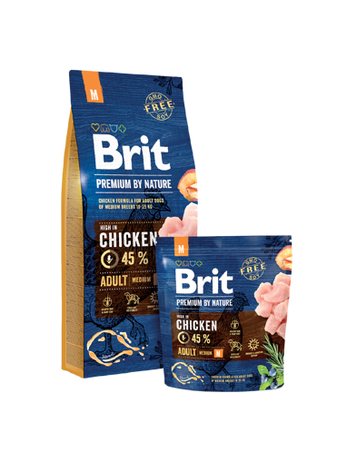 Imagem de BRIT Premium by Nature | Dog Adult Medium 15 kg