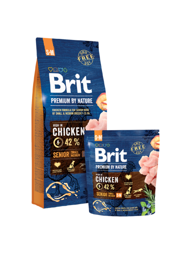 Imagem de BRIT Premium by Nature | Dog Senior Small & Medium