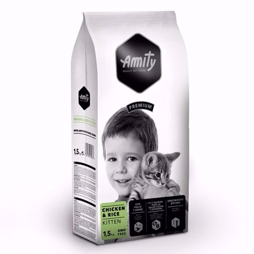 ThePetMarket,AMITY Cat Premium Chicken & Rice Kitten 1,5 kg