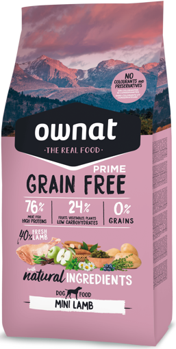 Imagem de OWNAT Cão | Prime Grain Free Mini Lamb