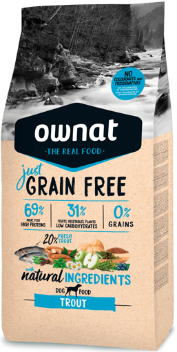 Imagem de OWNAT Cão | Just Grain Free Trout