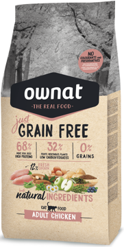 Imagem de OWNAT Gato | Just Grain Free Adult Chicken