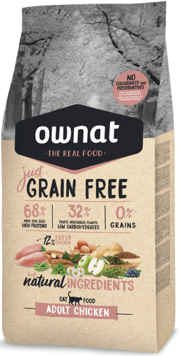 Imagem de OWNAT Gato | Just Grain Free Adult Chicken