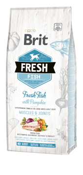 Imagem de BRIT Fresh | Fish With Pumpkin Adult Large Muscles & Joints 12 kg