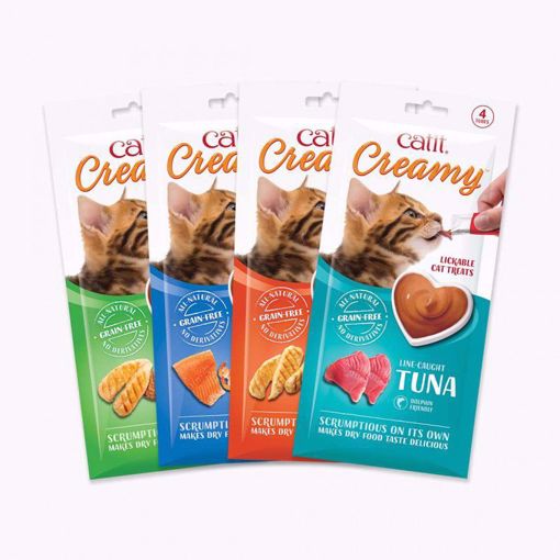 Imagem de CATIT | Creamy Snack Líquido para Gato (4 Un)