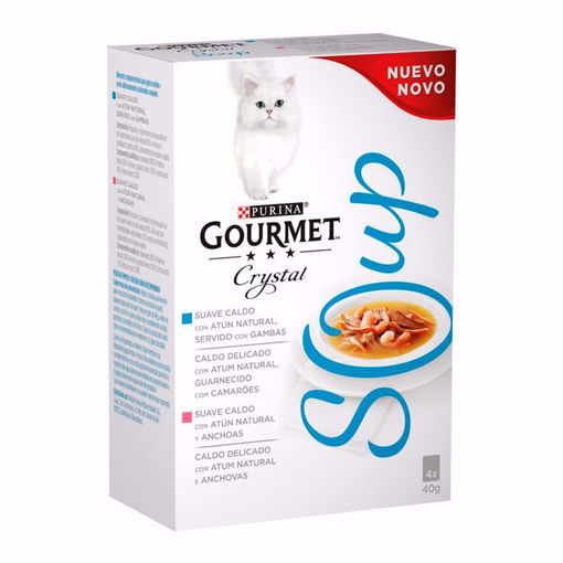 Imagem de GOURMET CRYSTAL | Soup Atum & Camarão 4x40g