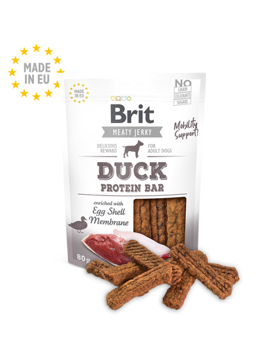 Imagem de BRIT MEATY JERKY | Snack Duck Protein Bar | 80 g