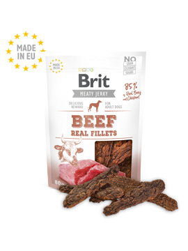 Imagem de BRIT MEATY JERKY | Snack Beef Fillets | 80 g