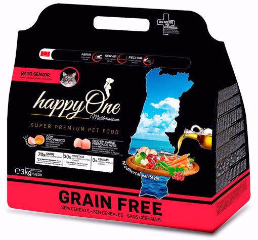 happyOne MEDITERRANEUM | Gato Senior 3 kg