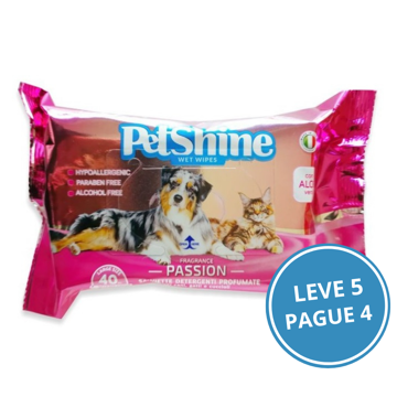 Imagem de PETSHINE | Toalhitas com Passion Branco e Aloe Vera