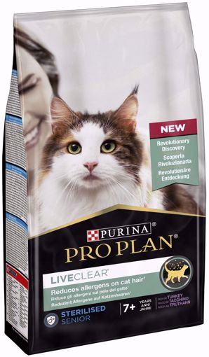 Imagem de PRO PLAN Cat | LIVECLEAR Sterilised Senior 7+ Turkey
