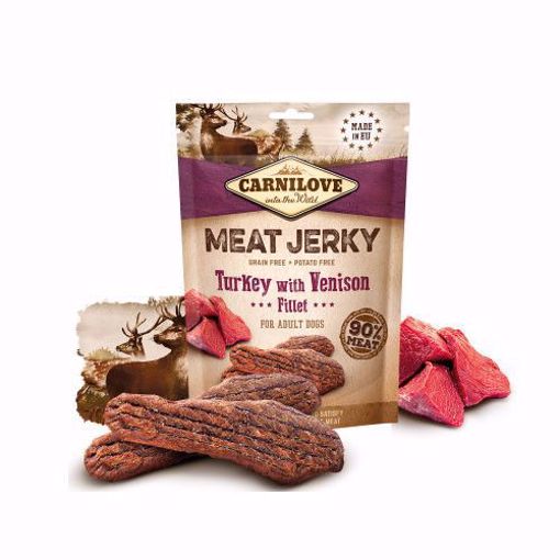 Imagem de CARNILOVE Dog | Meat Jerky Turkey with Venisson Fillet 100 g