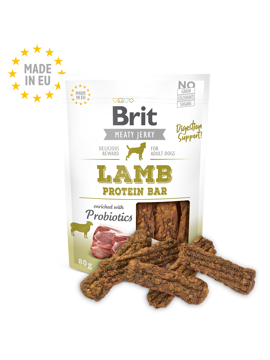 Imagem de BRIT MEATY JERKY | Snack Lamb Protein Bar | 80 g