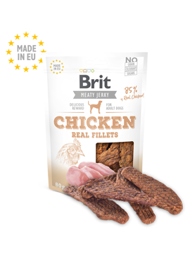 Imagem de BRIT MEATY JERKY | Snack Chicken Fillets | 80 g