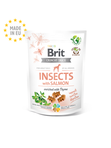 Imagem de BRIT Care Crunchy Cracker | Insects with Salmon enriched with Thyme 200 g