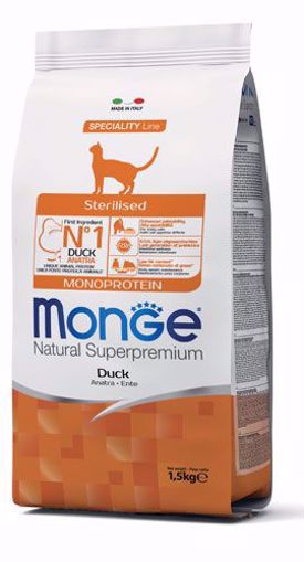 Imagem de MONGE Cat | Monoprotein Sterilized - Duck 1,5 kg