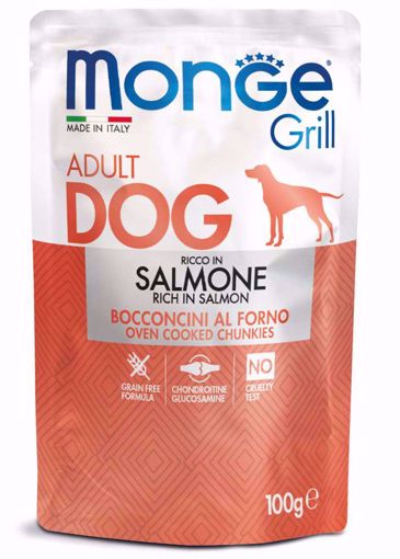 Imagem de MONGE Dog | Wet Grill Chunkies Salmon