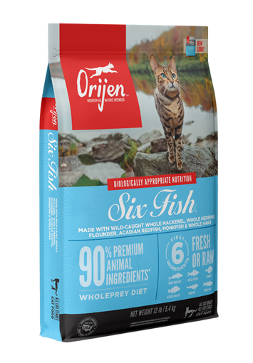 Imagem de ORIJEN Dry | 6 Fish Cat & Kitten