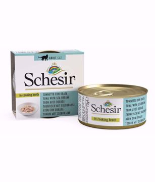 Imagem de SCHESIR Cat | Lata de Atum com Dourada em Caldo de Peixe