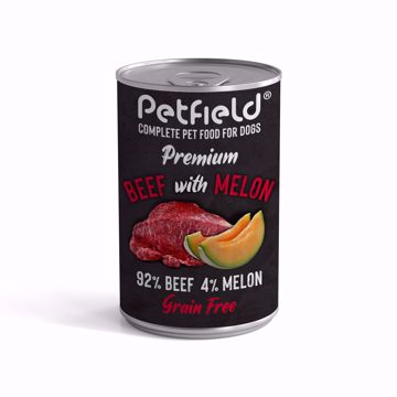 Imagem de PETFIELD Premium | Wetfood Dog Beef & Melon 400 g
