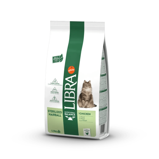 Imagem de LIBRA Cat | Sterilized Hairball 1,5 kg