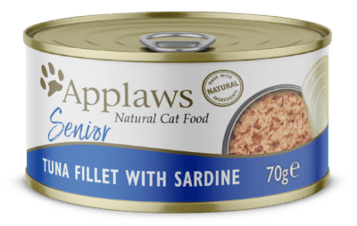 Imagem de APPLAWS Cat | Senior Tin Tuna with Sardine 70 g