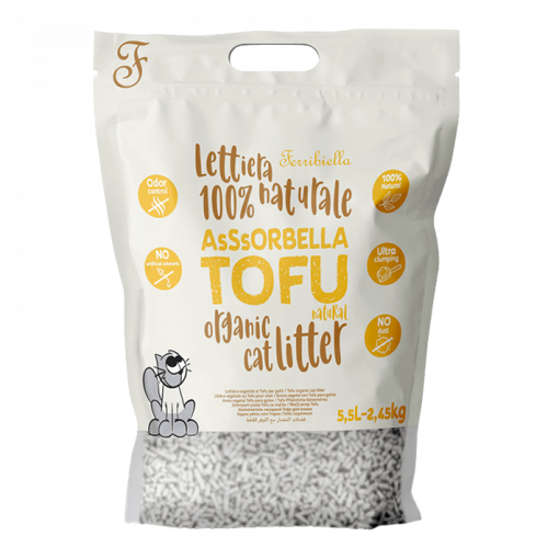 Imagem de FERRIBIELLA | Areia Orgânica Assorbella Tofu Natural