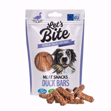 Imagem de Let's Bite | Dog Meat Snacks Duck Bars 80 g