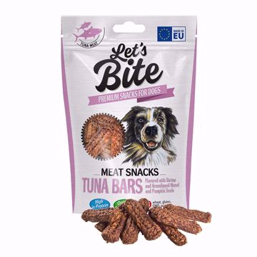 Imagem de Let's Bite | Dog Meat Snacks Tuna Bars with Shrimps & Pumpkin Seeds 80 g