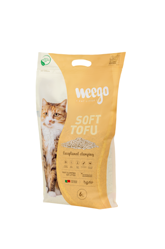 Imagem de Weego | Areia para Gato Soft Tofu 6 L