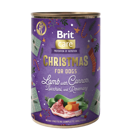 Imagem de Brit Care Dog Christmas | Alimento Húmido para Cão 400 g - Borrego e Cenoura