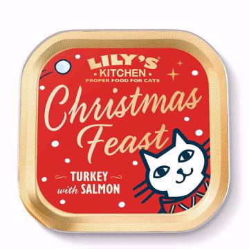 Imagem de Lily's Kitchen Christmas Feast | Alimento Húmido para Gato 85 g - Peru e Salmão